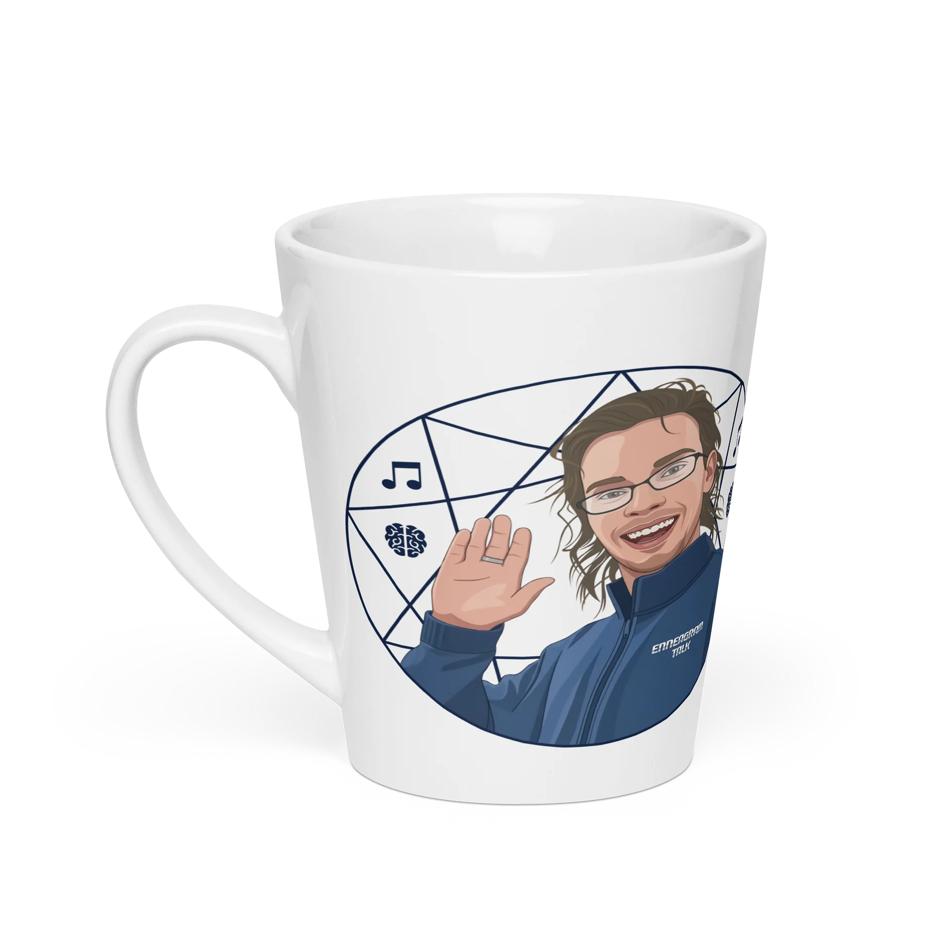 Enneagram Talk Avatar Latte Mug product image (1)