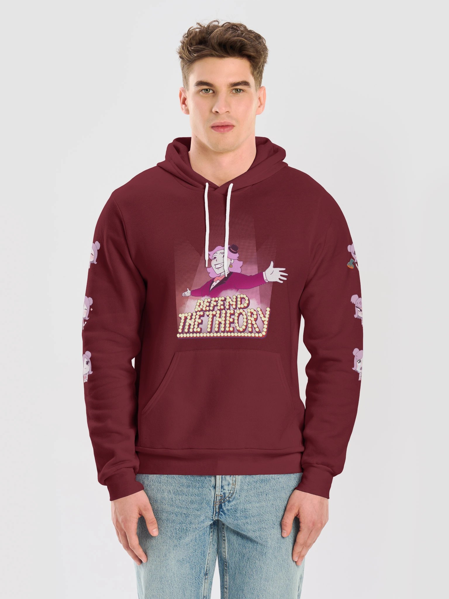 Defend The Theory Hoodie - Deluxe Pink product image (5)