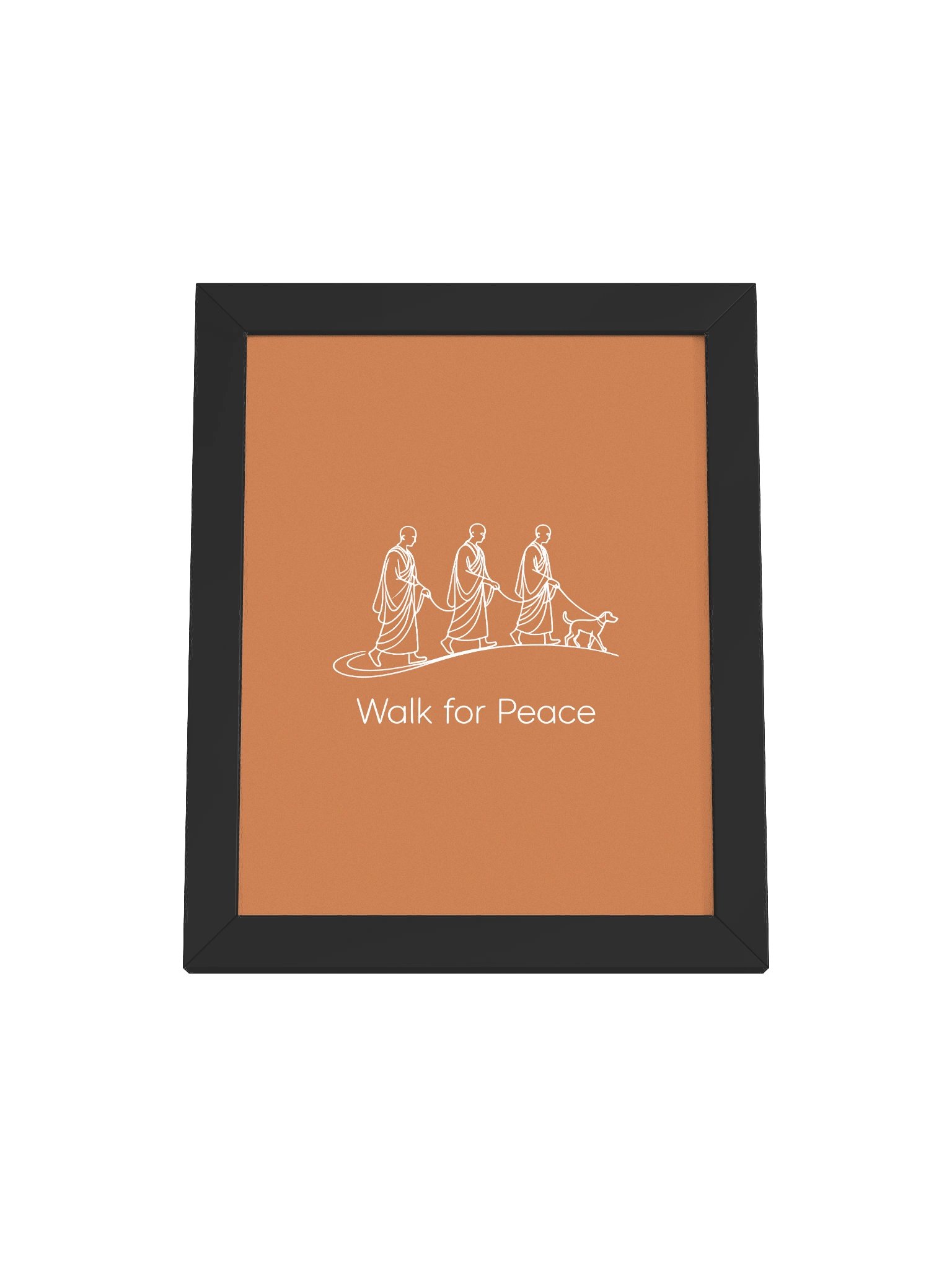 Walk for Peace Framed Poster - Dark product image (1)