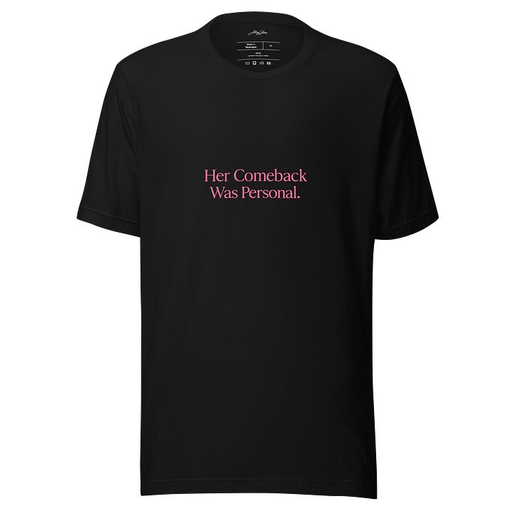 Her Comeback Was Personal – Pink Edition Tee product image (1)