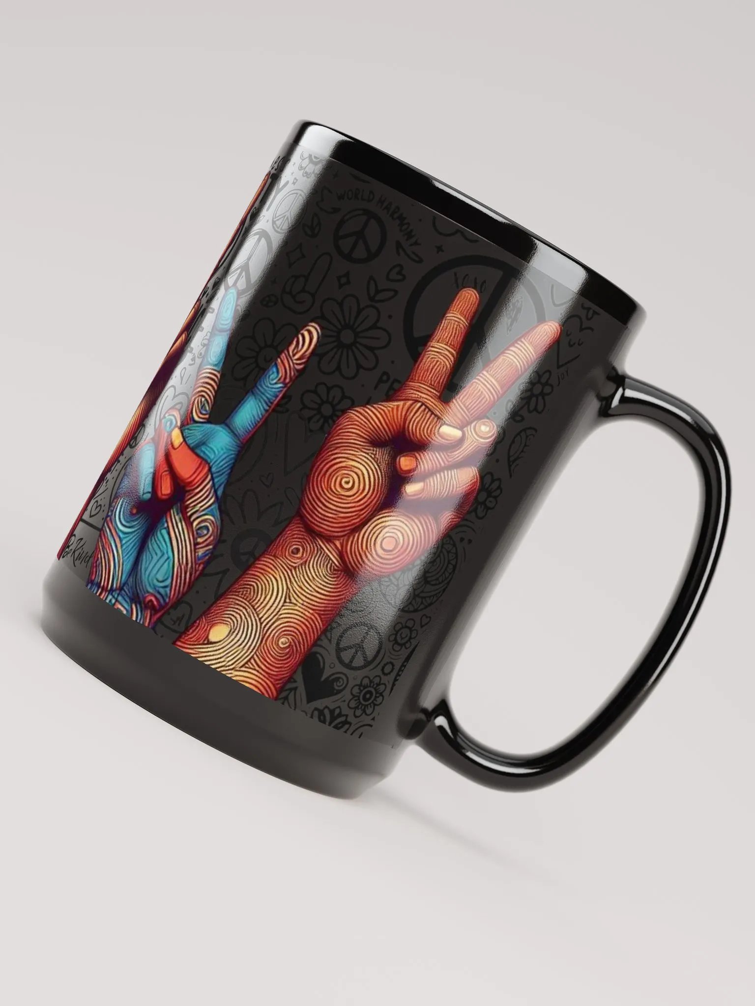 Harmony Mug, Black, 15 oz product image (4)