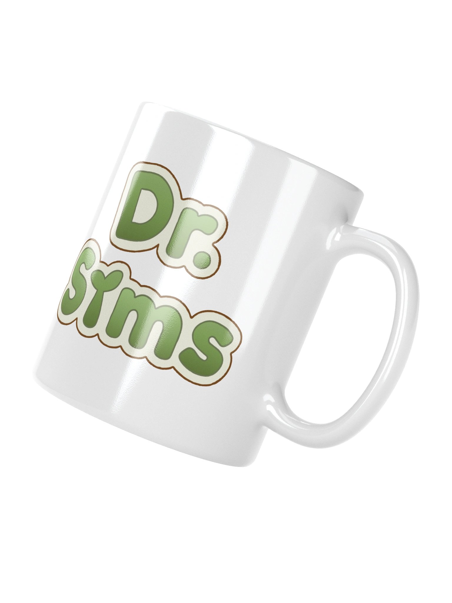 Dr. Sims White Glossy Mug product image (4)