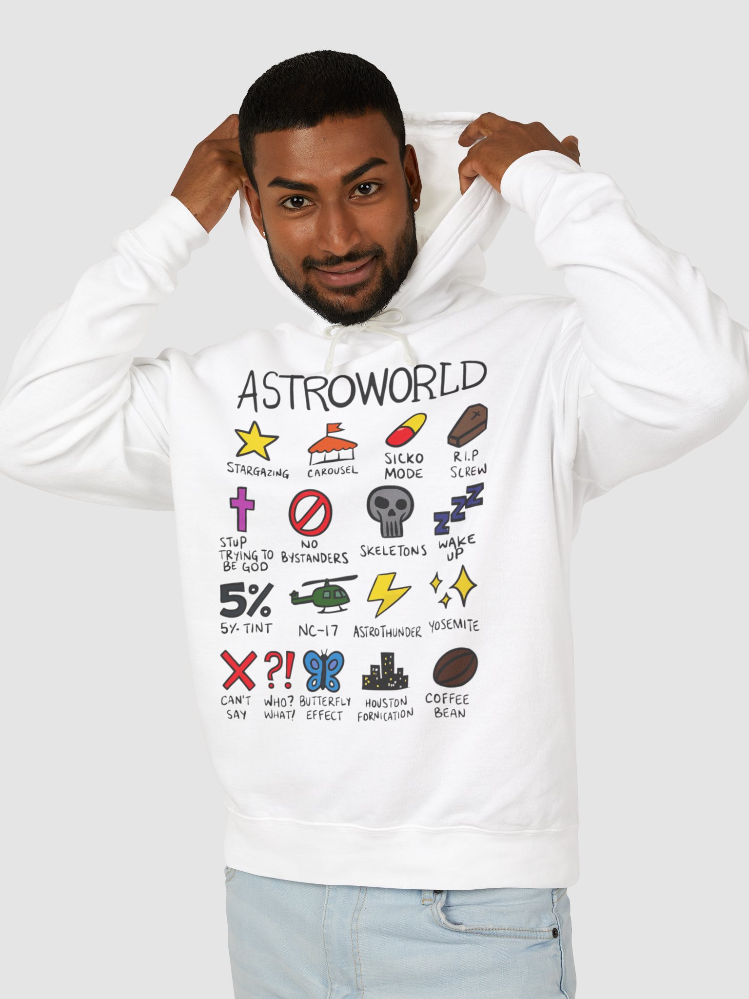 Travis Scott Astroworld Notebook Hoodie product image (3)