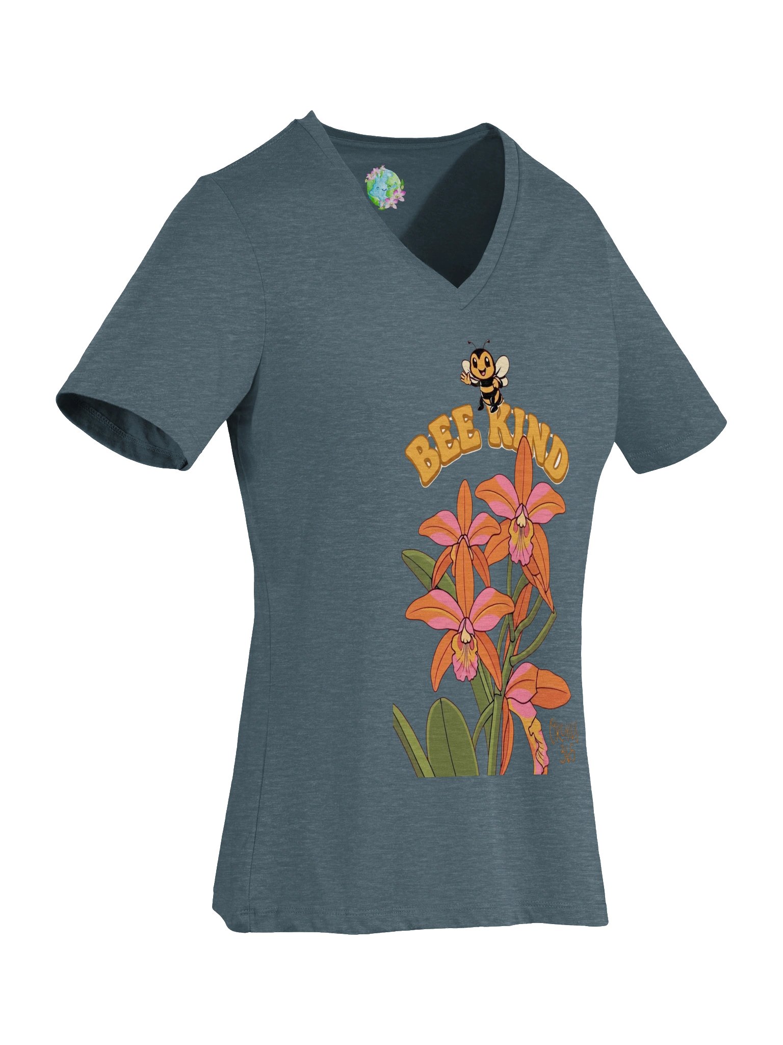 BeeKind Spike v-neck t-shirt product image (3)