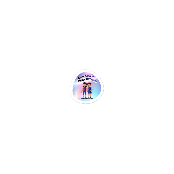 Good Friends Help Others Die Cut Sticker product image (1)