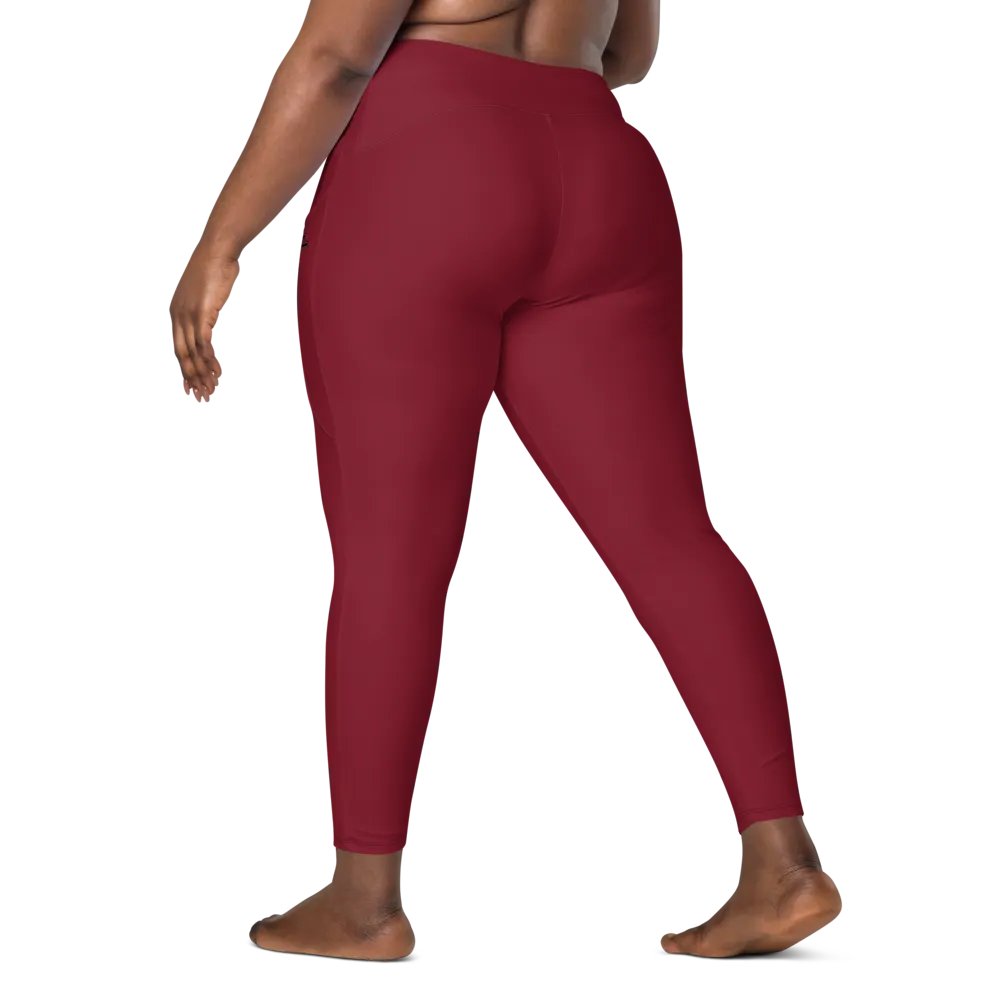Burgundy Serenity Leggings product image (11)