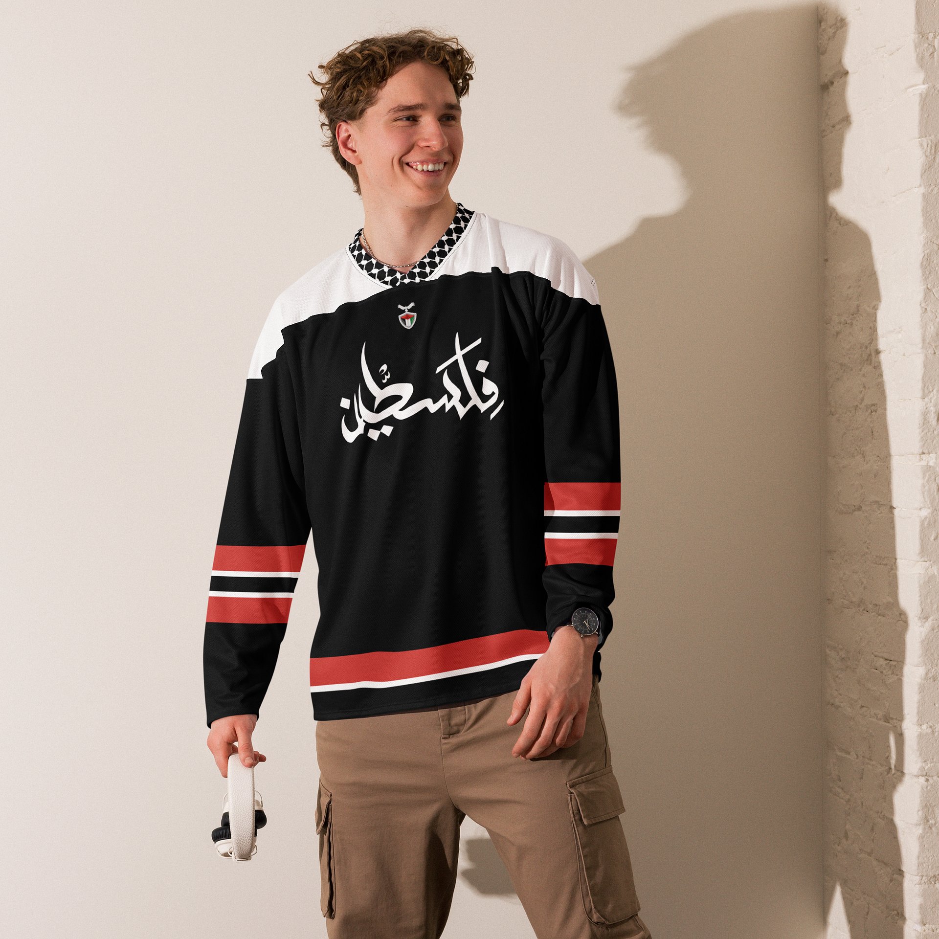 Arabic Palestine Hockey Oversized Long Sleeve Jersey Edtn. 2 product image (7)