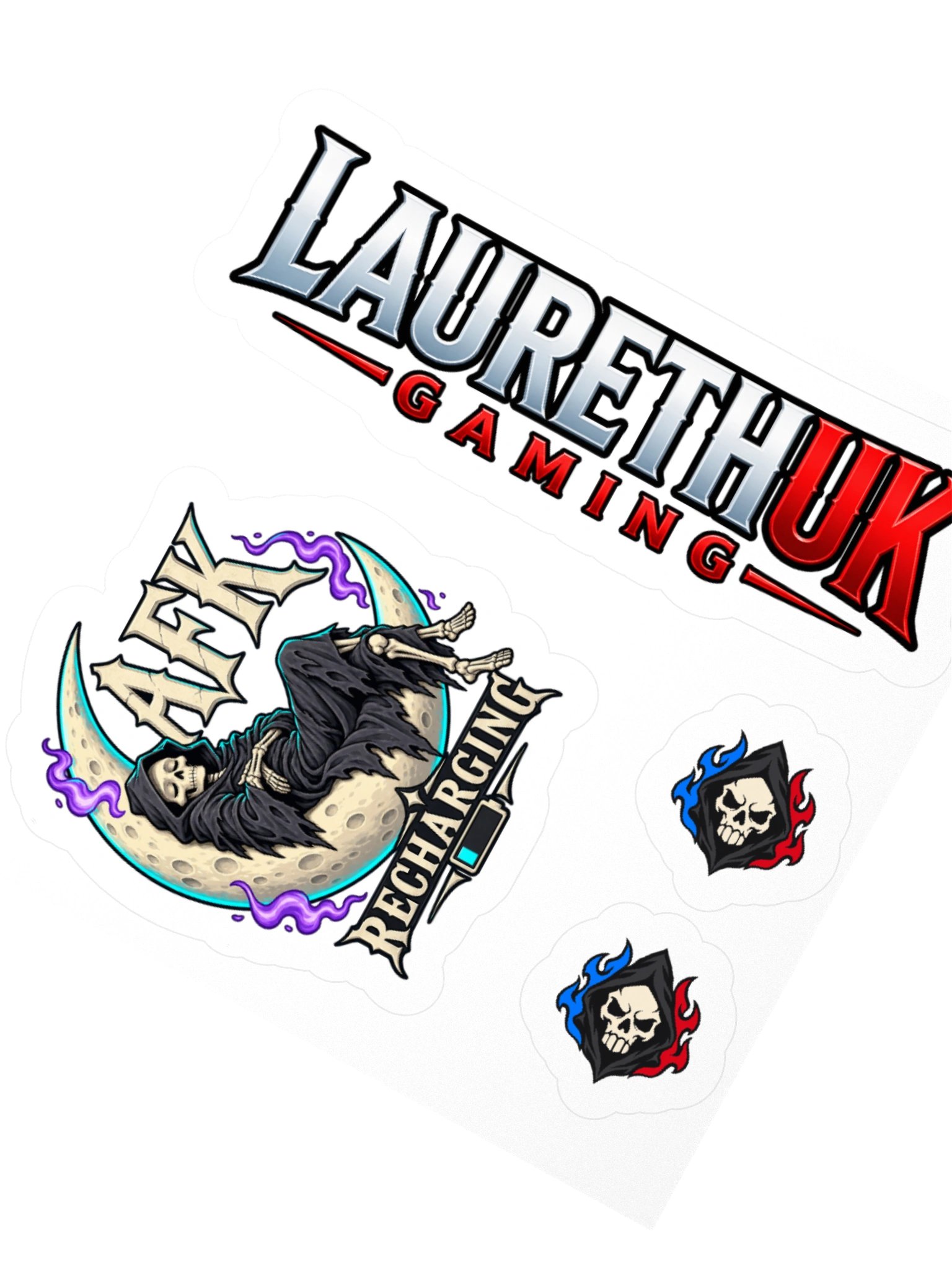 LaurethUK Gaming - AFK Sticker Sheet product image (2)