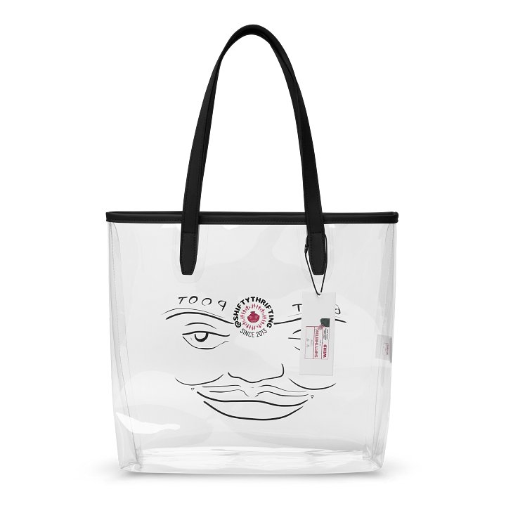 Beet Poot clear tote product image (2)