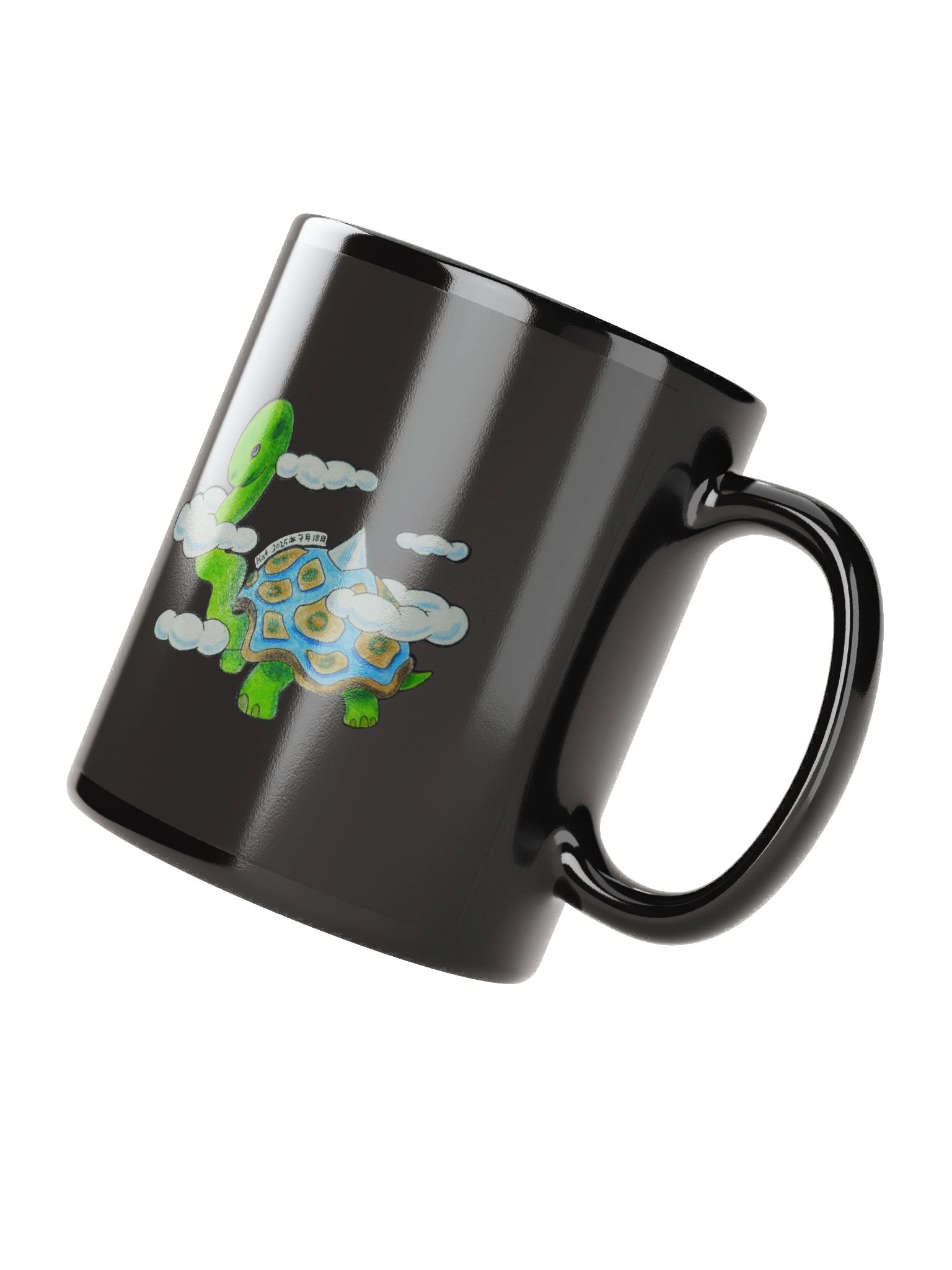 SnakeNeck Tortoise Glossy Mug product image (4)