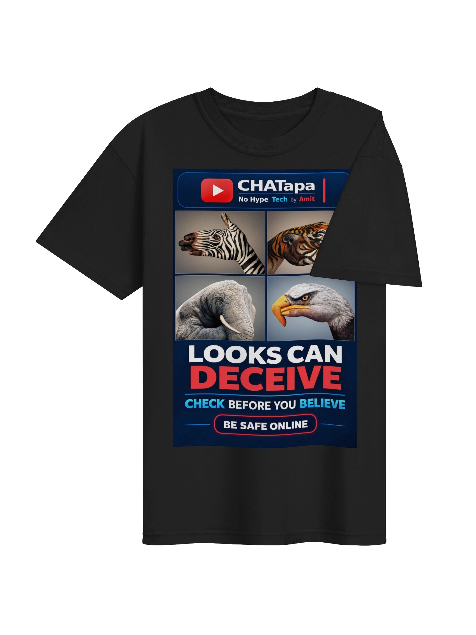 CHATapa “Looks Can Deceive” Safety Tee product image (21)