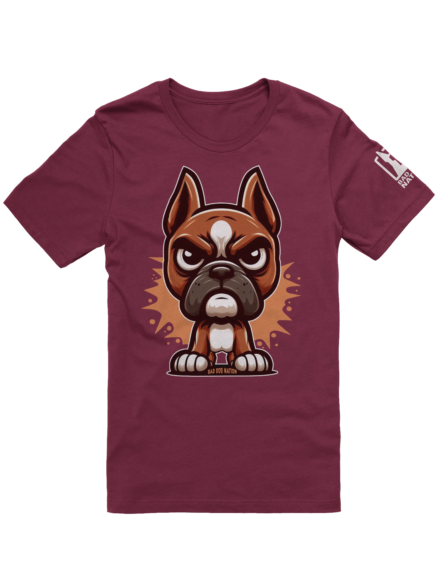 Boxer Angry Pup - Premium Unisex T-shirt product image (1)