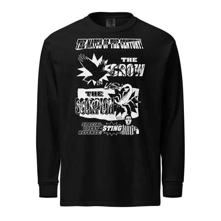 The Crow vs The Scorpion Black Long Sleeve T-Shirt product image (1)
