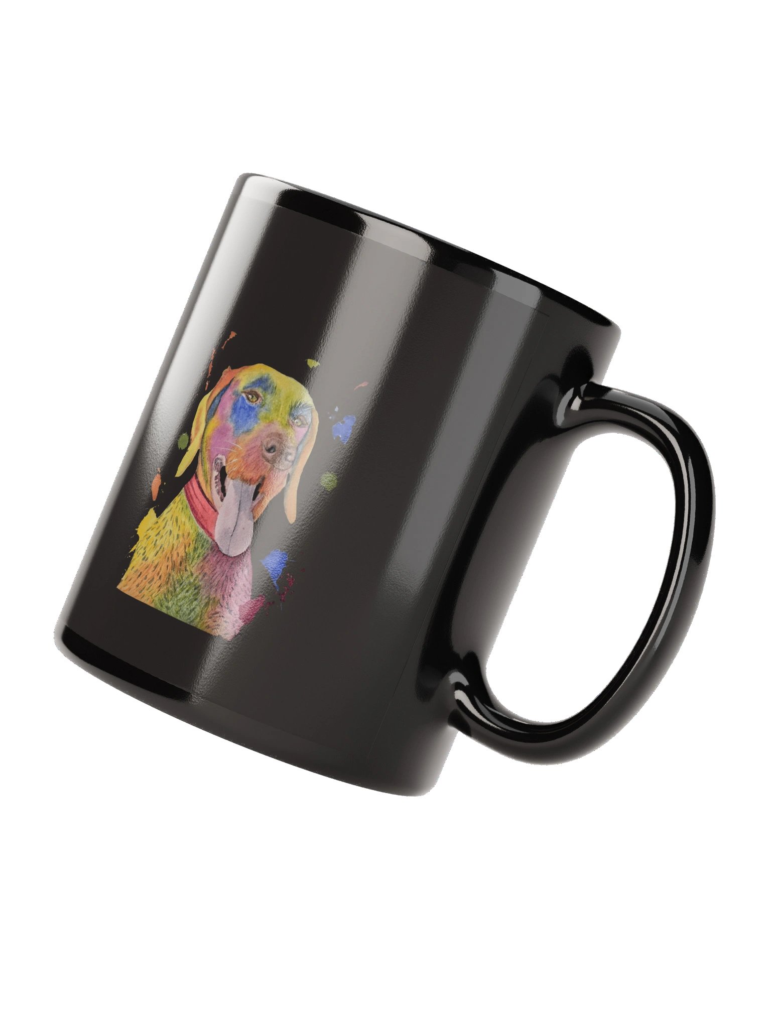 Yvie - Black Glossy Mug product image (4)