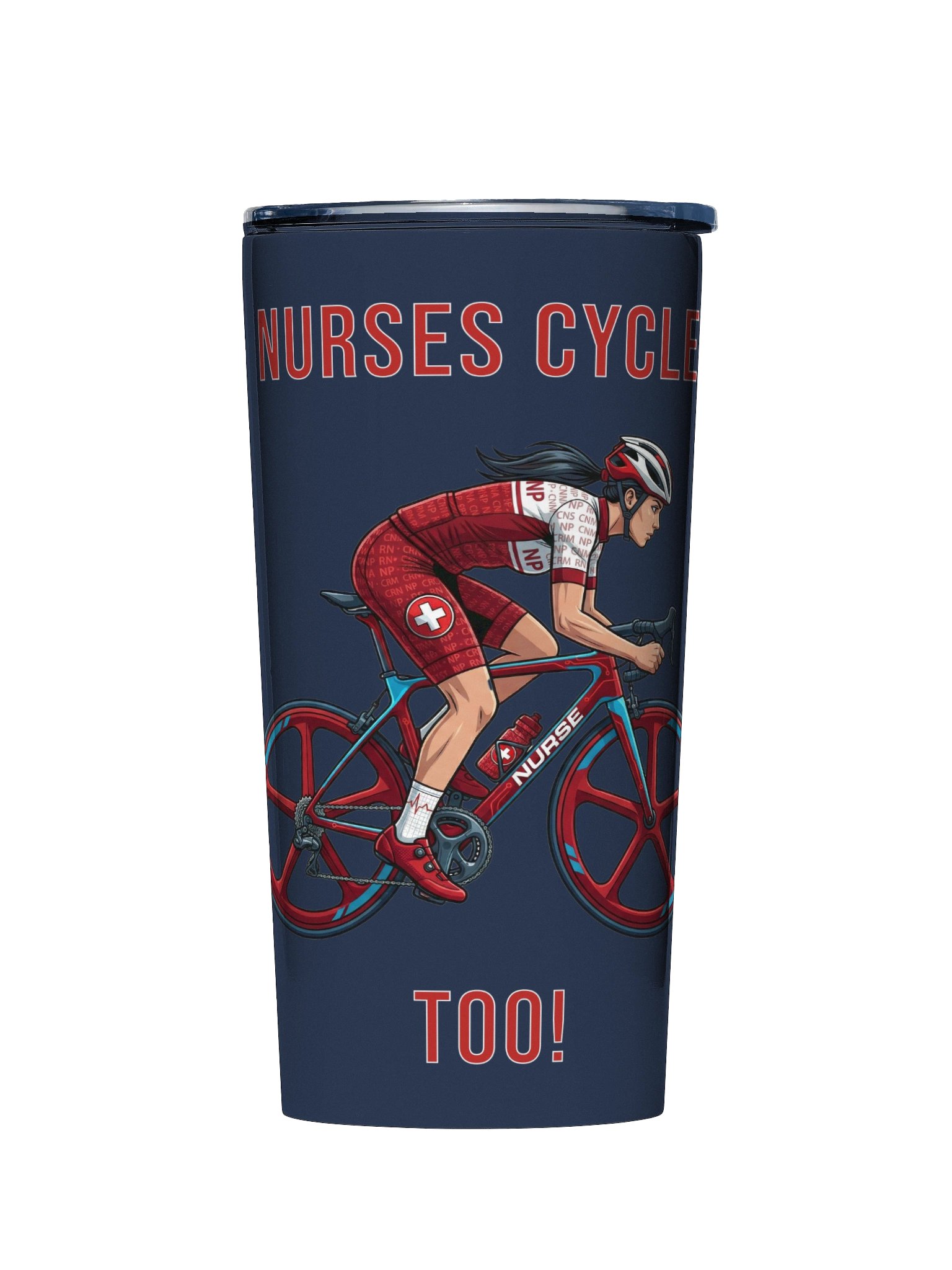 Nurse Athlete 20oz Tumbler | Ladies Cycling Edition product image (1)