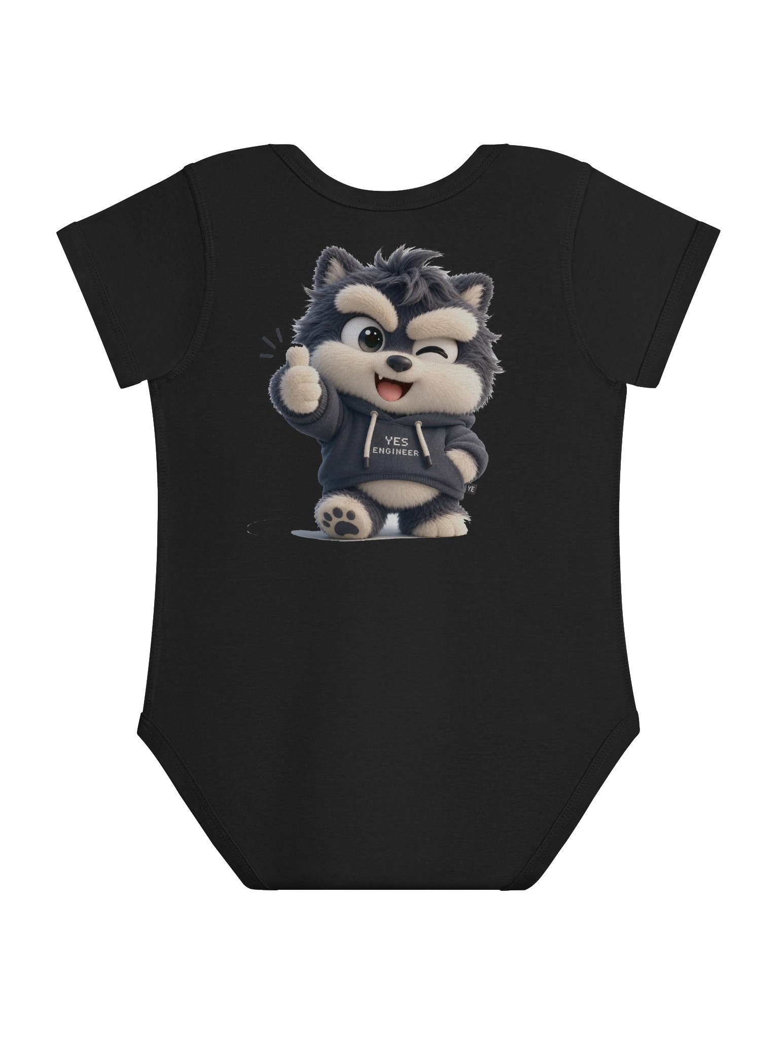 100% VIBE CODED Baby Bodysuit | AI Geek Spirit Collection | TOKI Edition product image (4)
