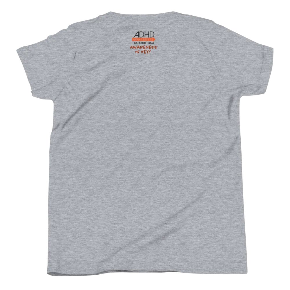 ADHD Awareness Ribbon Youth T-Shirt product image (4)