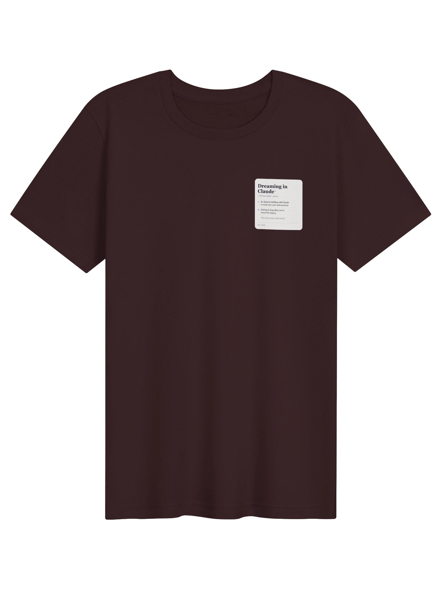 Dreaming In Claude- Ox Black T-Shirt product image (1)
