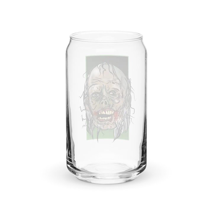 Ghoulish Glass: Can-Shaped Zombie Head Glass product image (6)