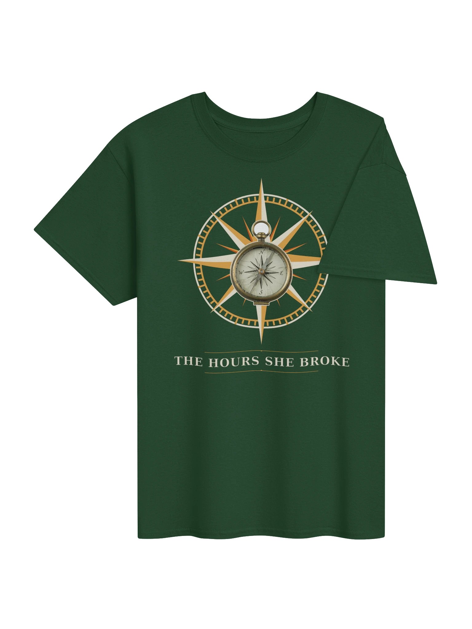 The Hours She Broke — Tee (Forest Green) product image (4)