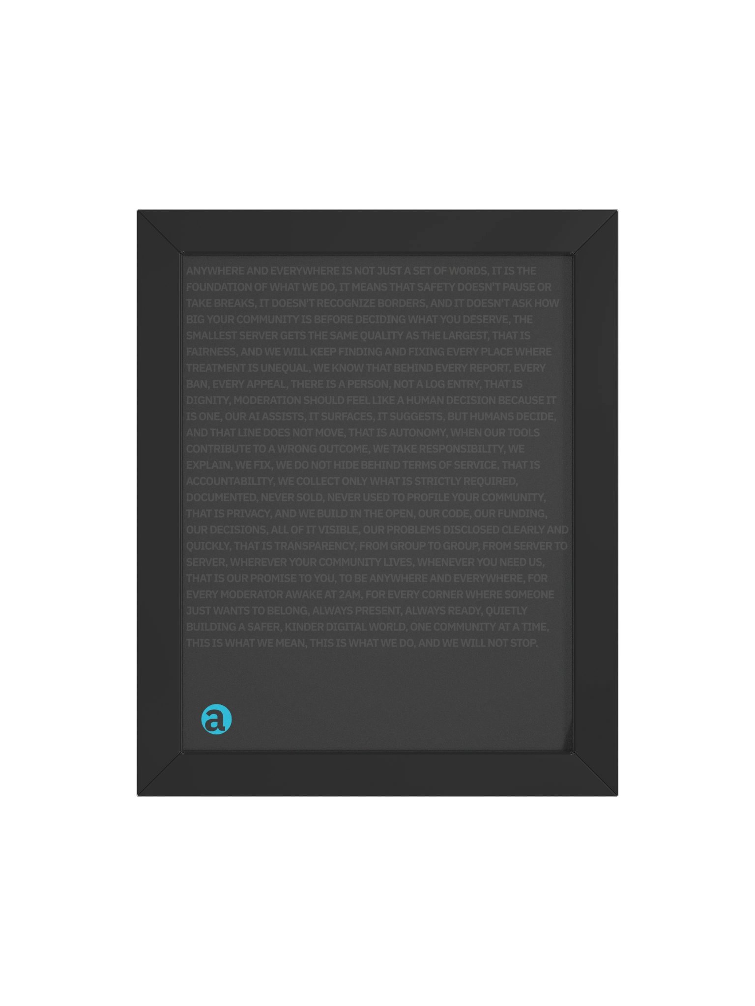 Anywhere and Everywhere "manifesto" Poster product image (4)