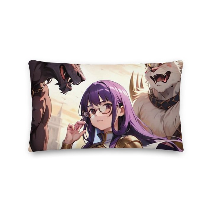 Purple K Warrior Pillow product image (2)