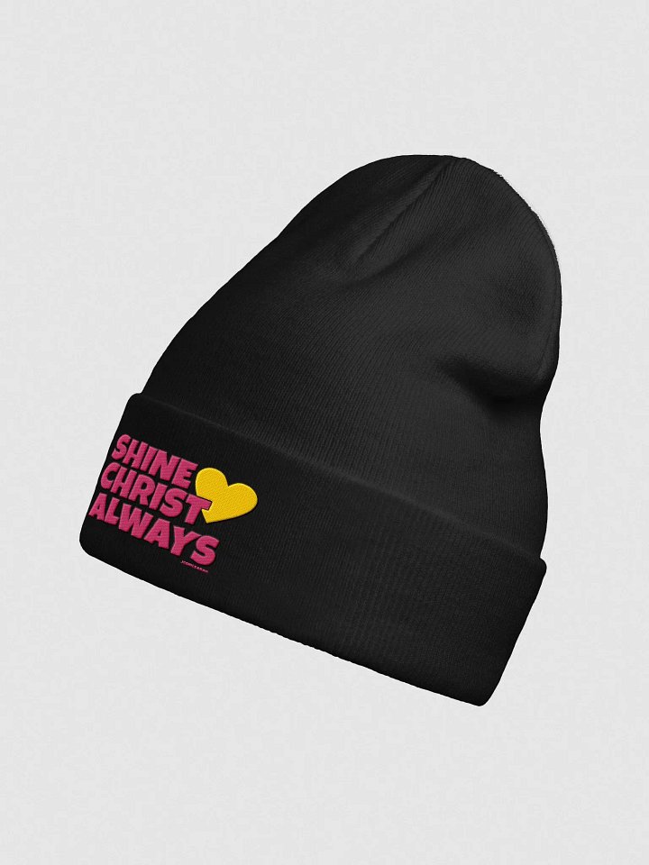 Shine Heart knit beanie product image (2)