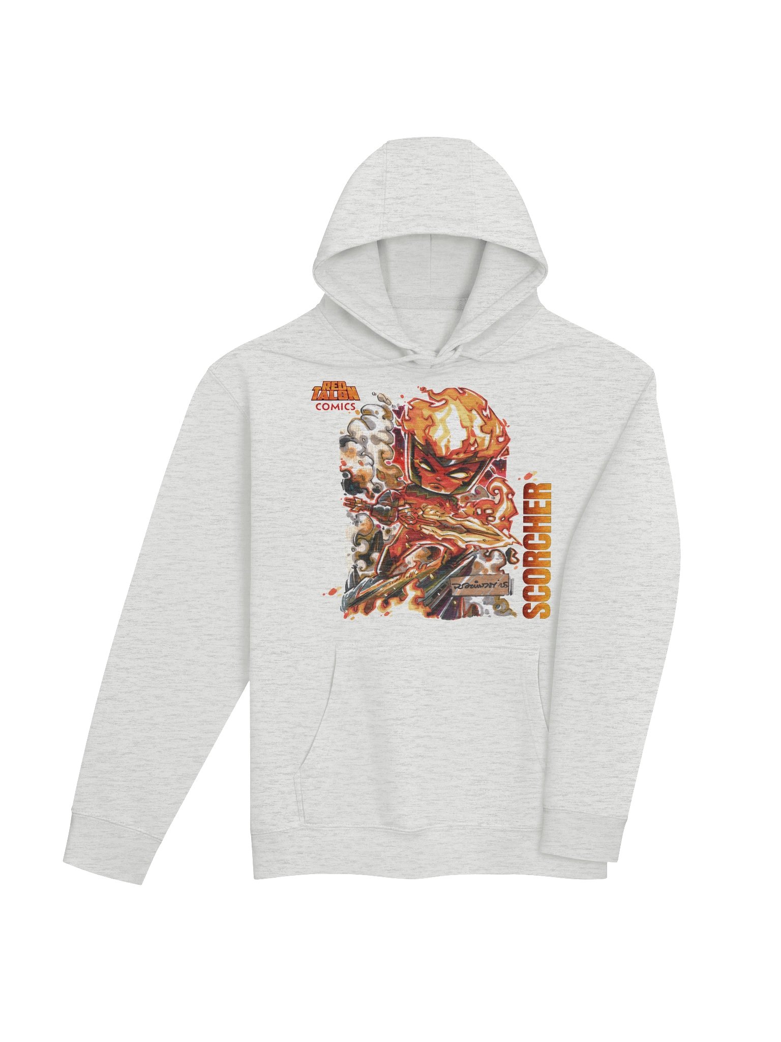 Scorcher Chibi Hoodie – Red Talon Series product image (12)