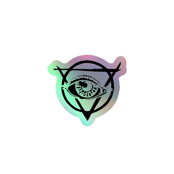 Evil Eye Kiss-Cut Holographic Sticker product image (1)