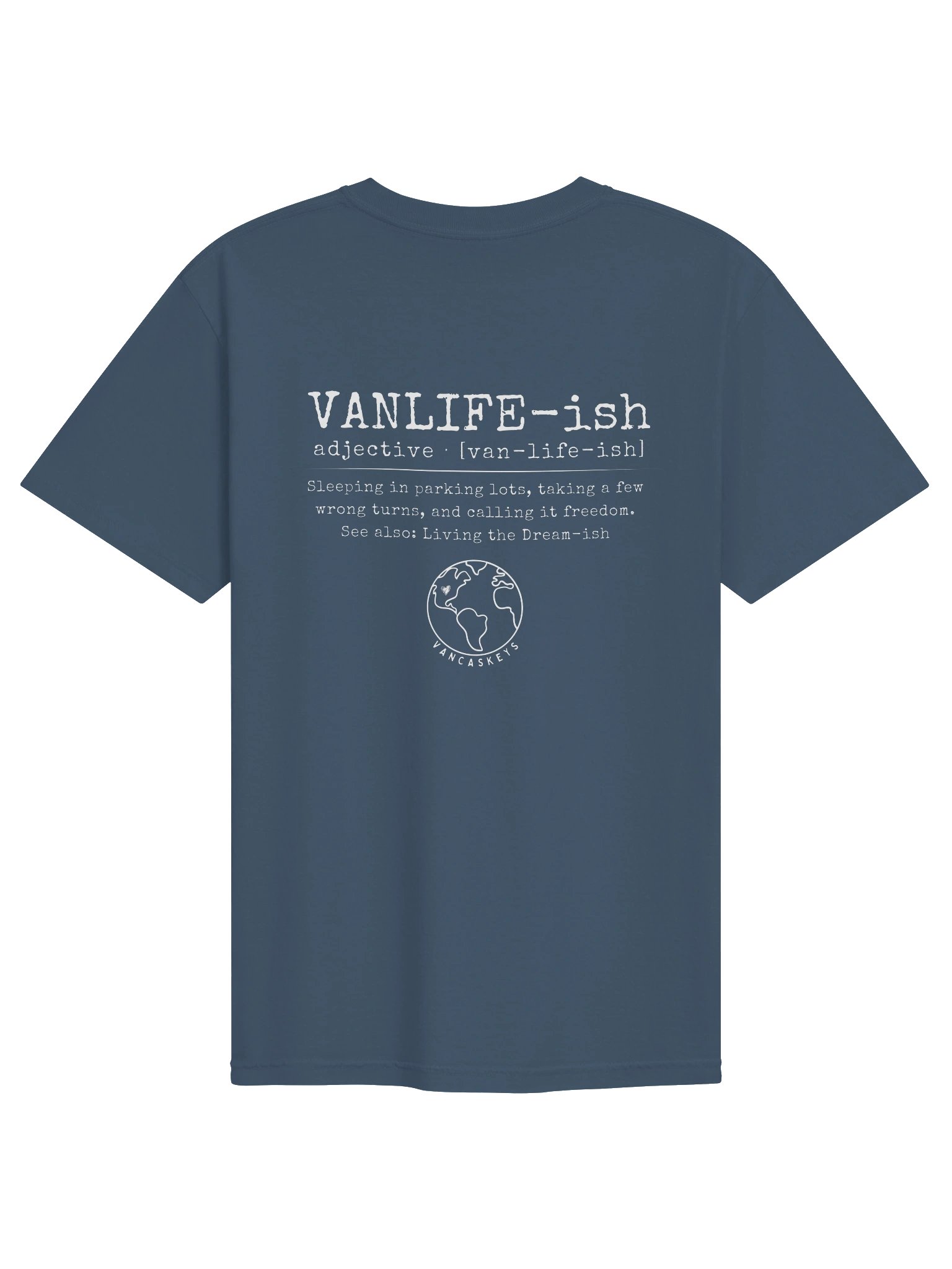 Vanlife-ish Definition Comfort Cotton Tee (Front & Back) product image (2)