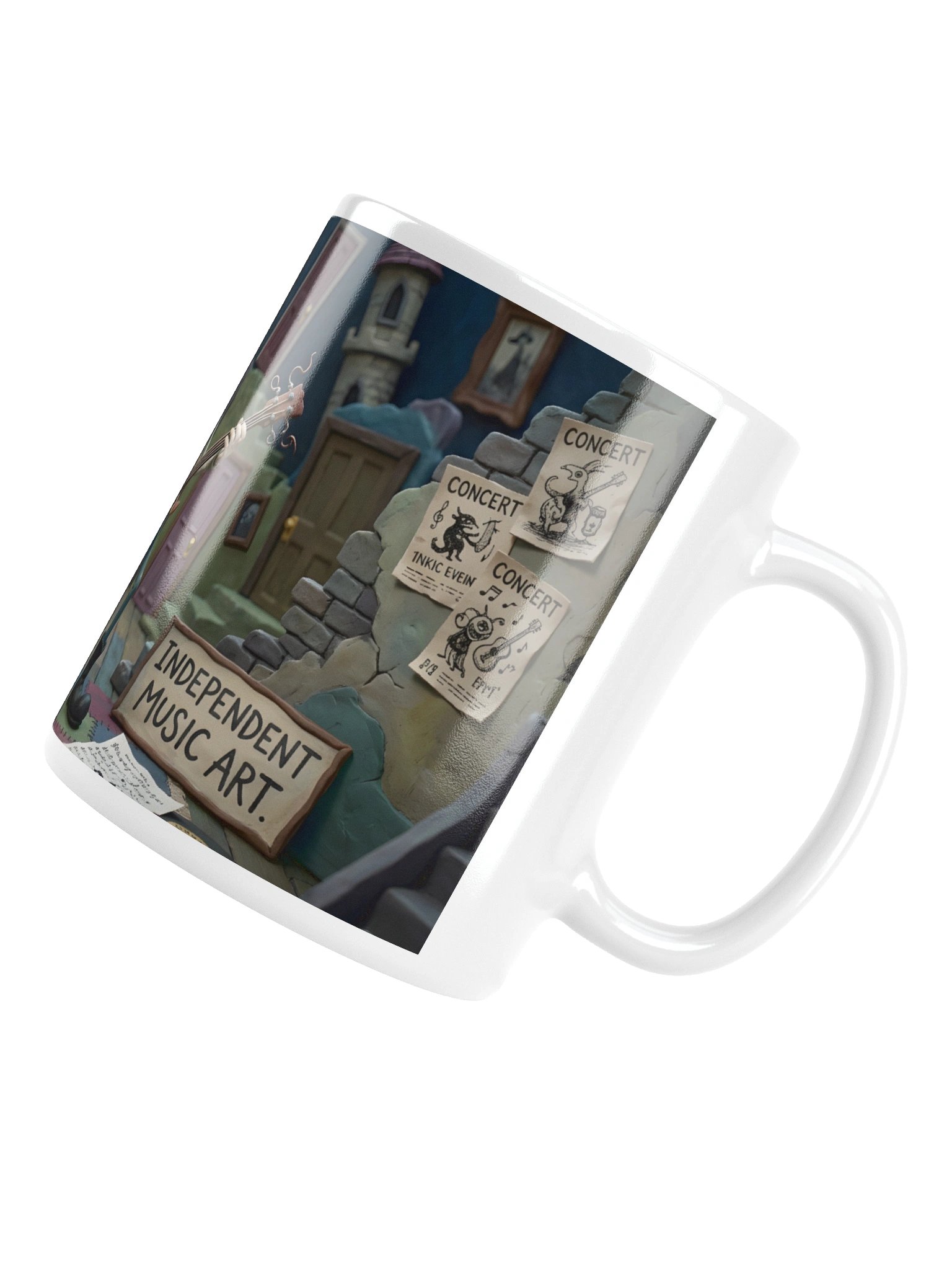 Whimsical Musician's Retreat Mug product image (6)