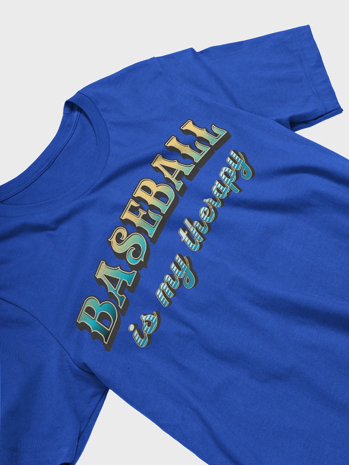 Baseball Is My Therapy Vibes T-Shirt product image (2)