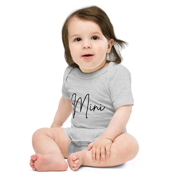 Mamma and mini matching unisex onesie product image (17)