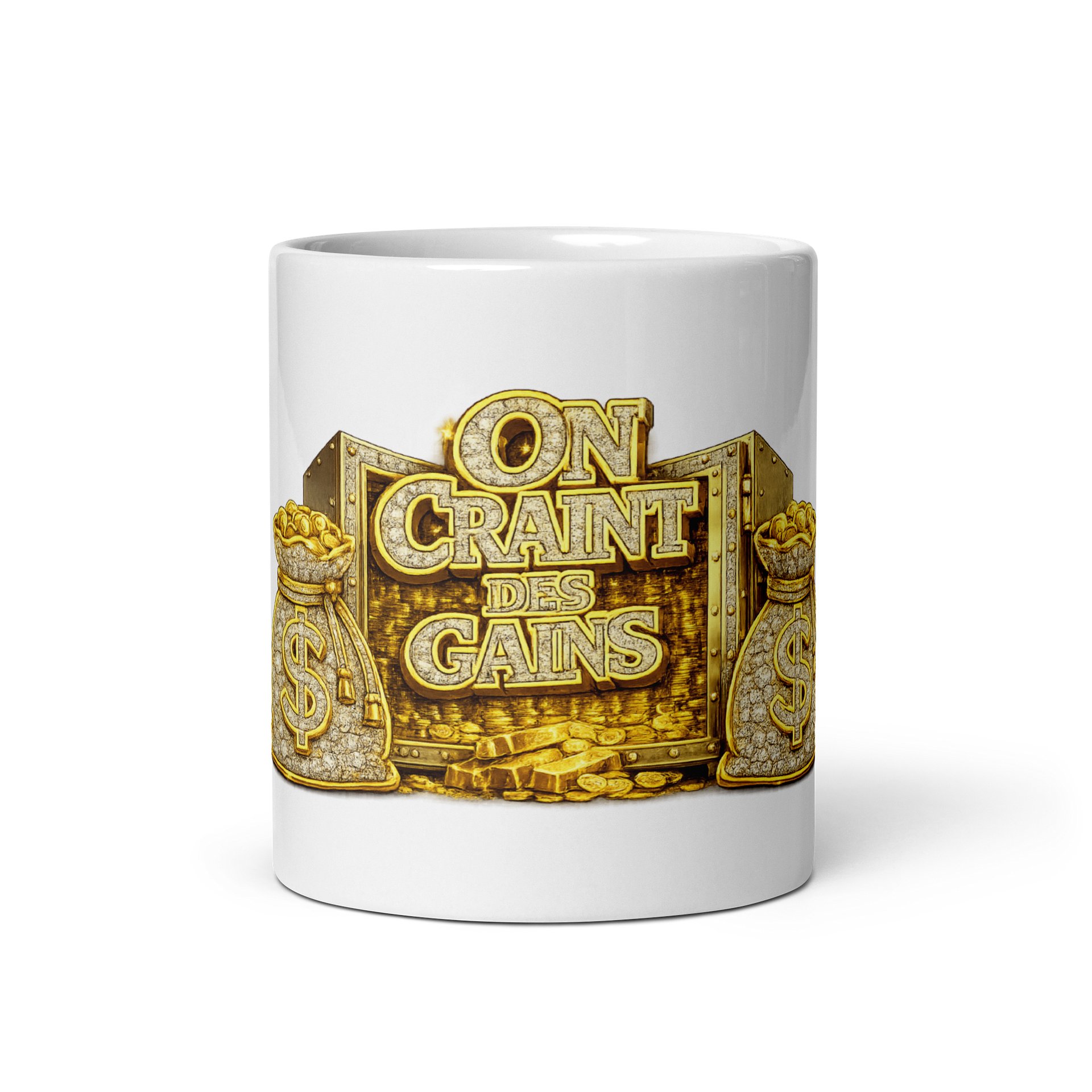 Mug Blanc « On craint des gains » product image (1)
