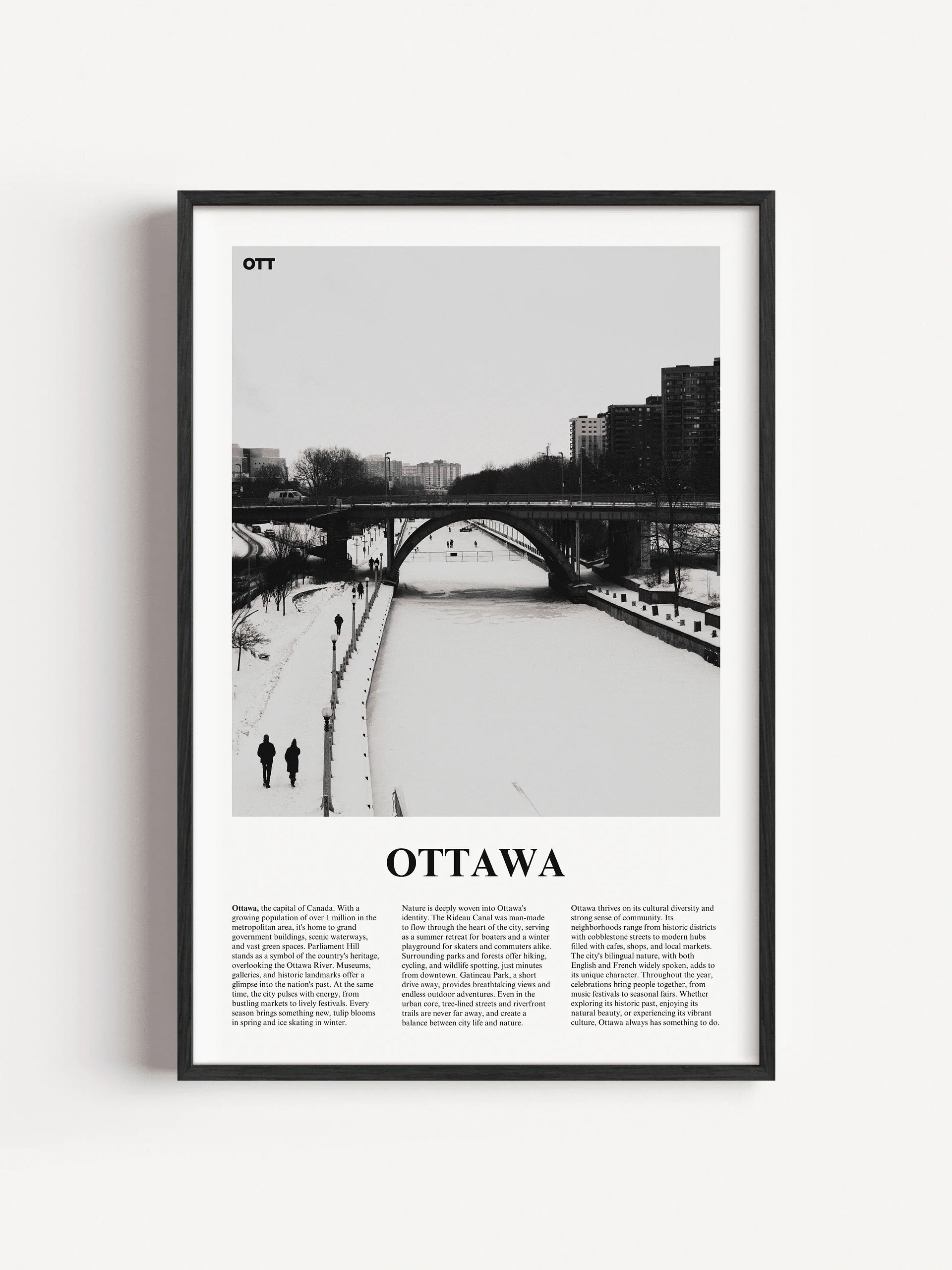 Ottawa 03 Newspaper Poster | Framed product image (6)