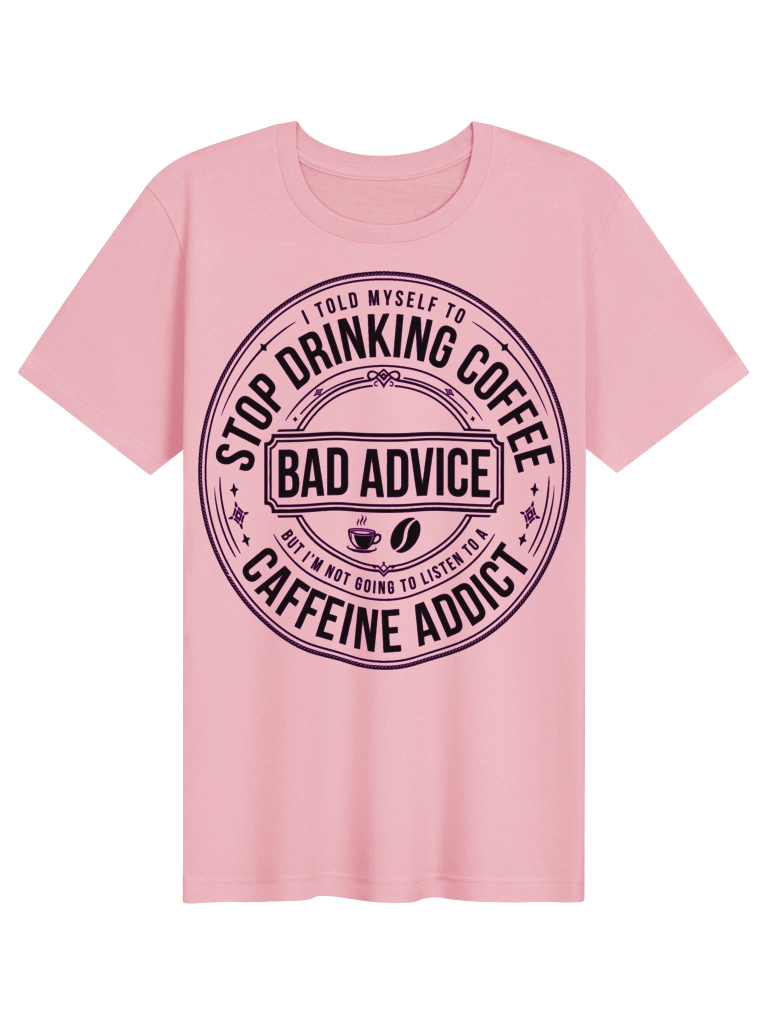 EA Coffee Confessions – Stop Drinking Coffee Funny T-Shirt (Black Ink) product image (5)