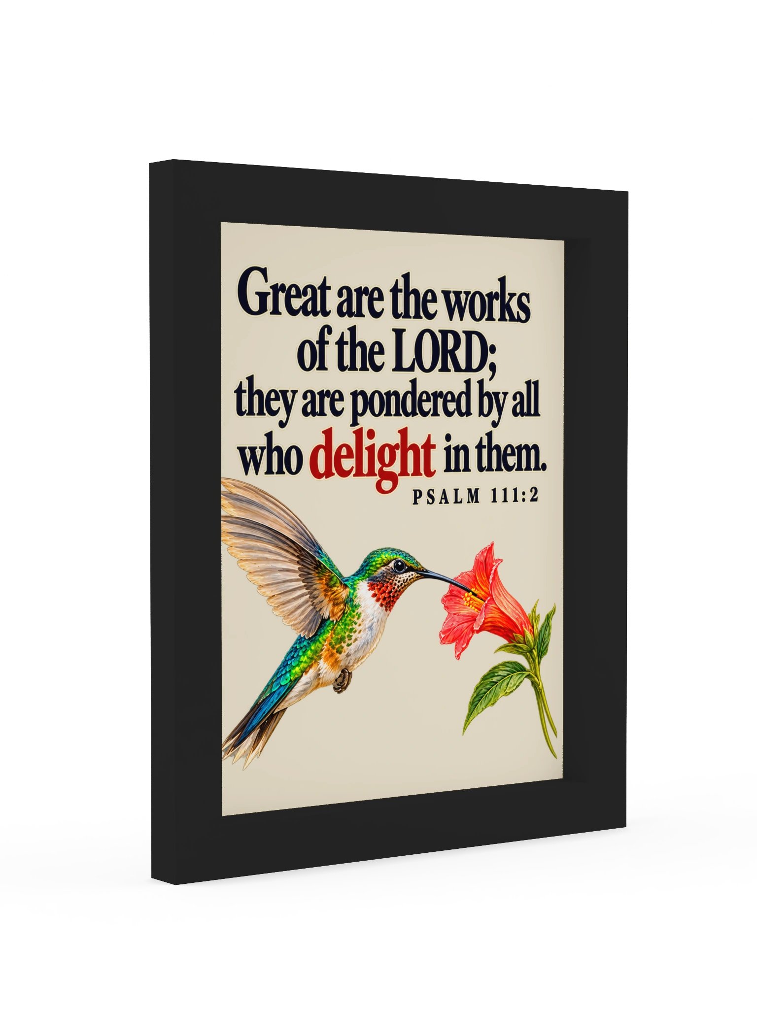 Great Are His Works Framed Wall Art product image (9)