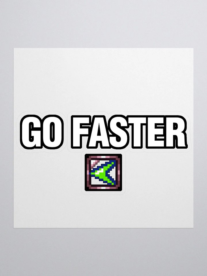 Go Faster - Speed Sticker product image (3)