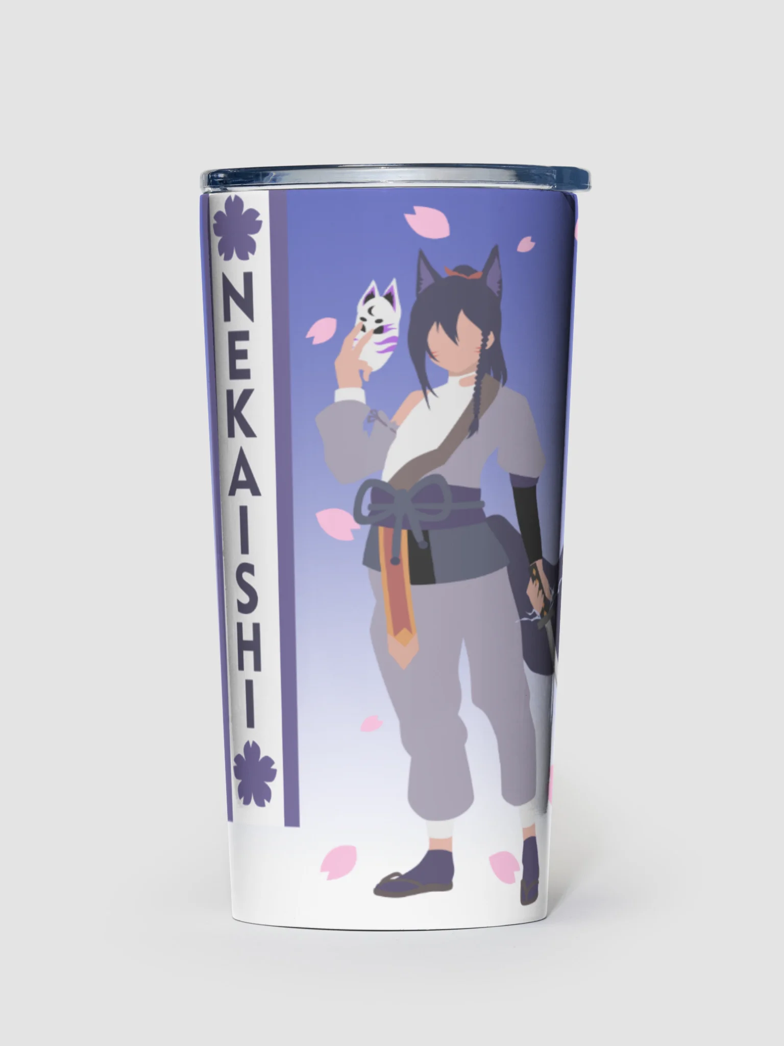 20oz Stainless Steel Tumbler | Light Mode | Blue Fade product image (1)