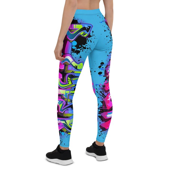 Graffiti Logo Legging Blue product image (2)