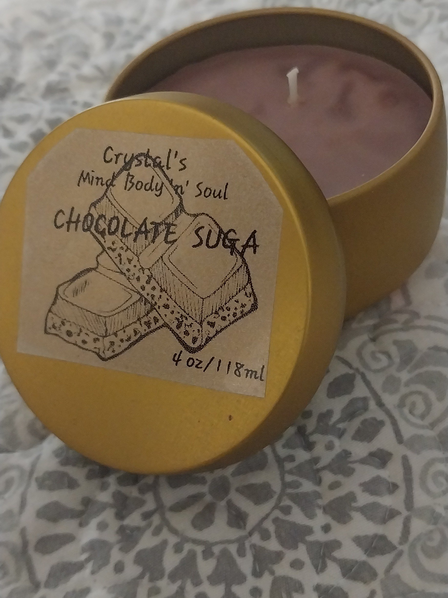 Chocolate Suga Scented Candle product image (2)