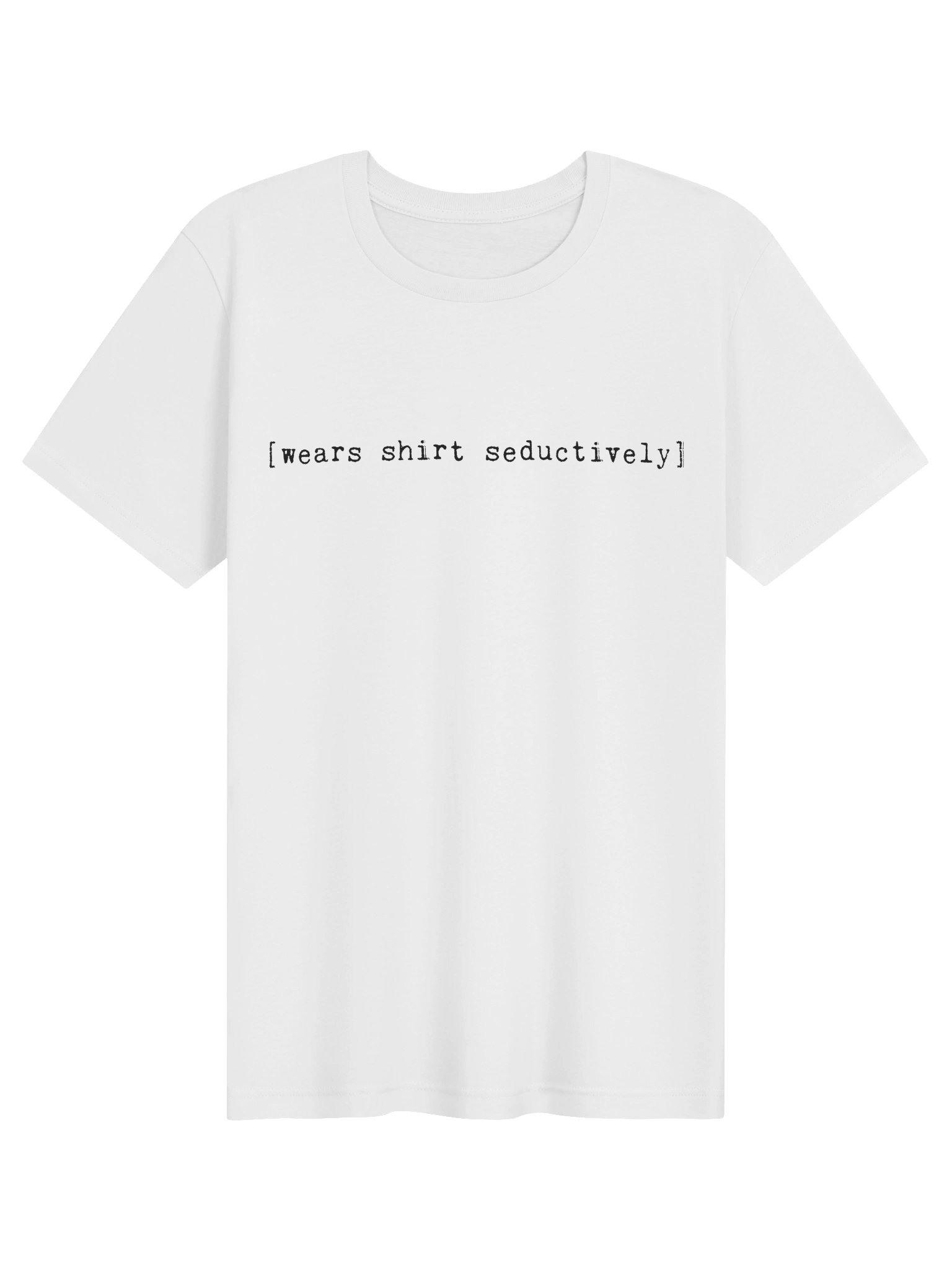 Caption Crew Seductively Black Letter Tee product image (1)