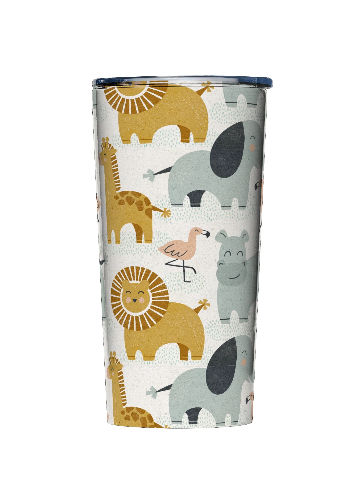 Retro Jungle Animals 20oz Stainless Steel Tumbler product image (1)