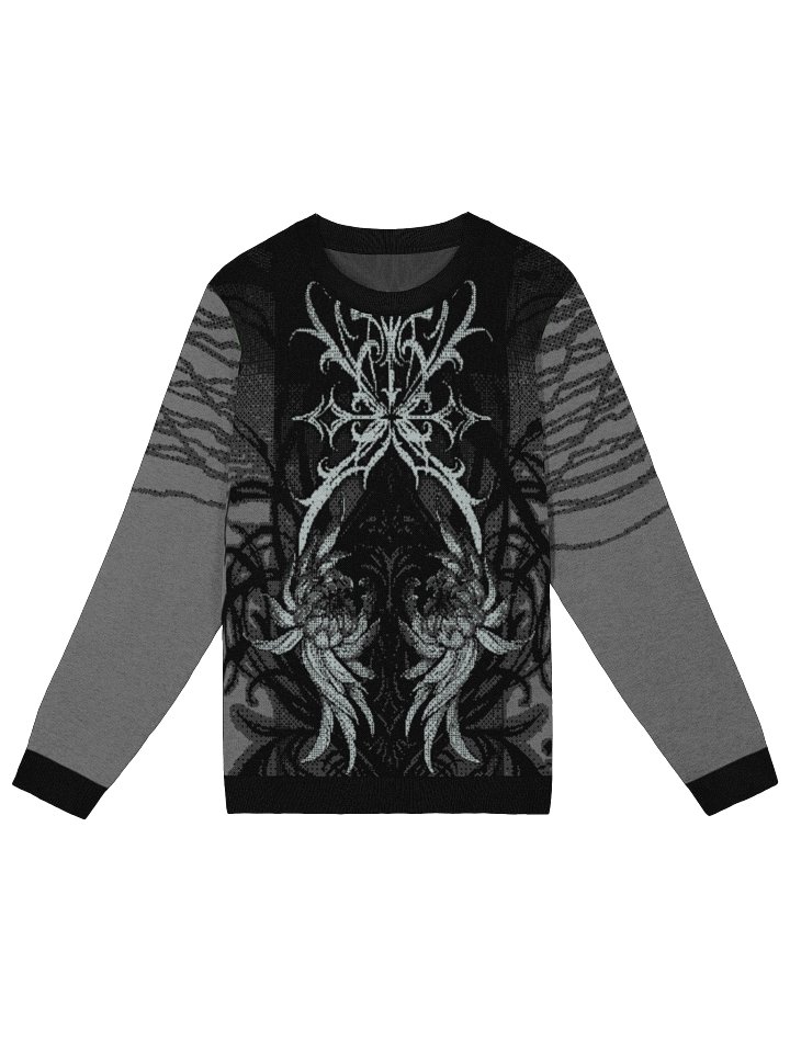 ink style Knit Crewneck Sweater product image (2)