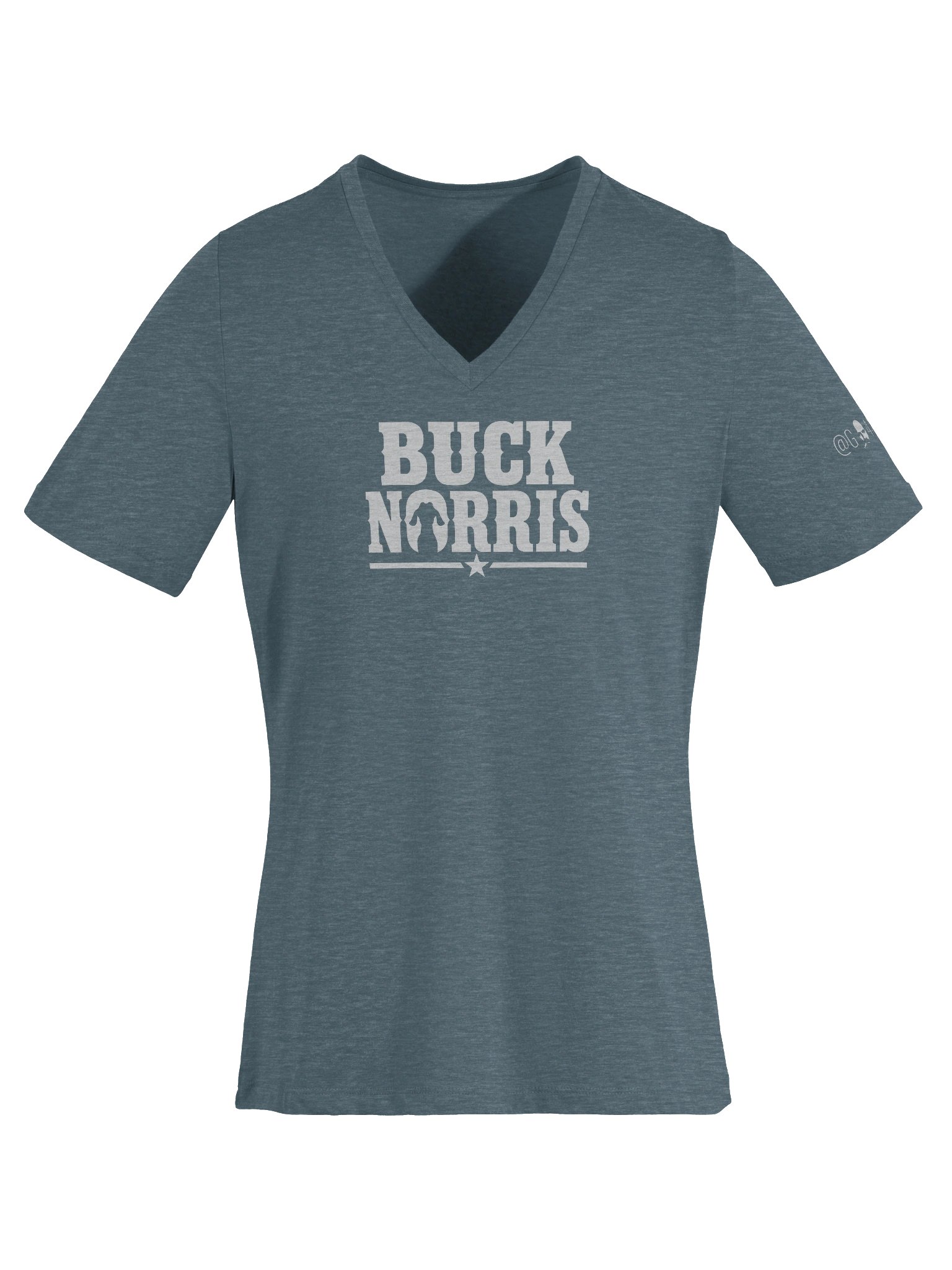 BUCK NORRIS CLASSIC LOGO WOMEN'S V-NECK product image (5)
