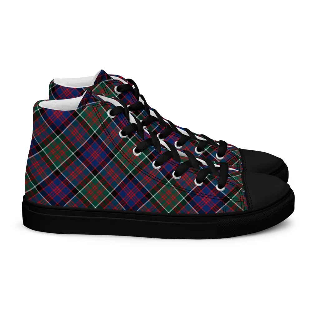 MacDonald Clanranald Tartan Men's High Top Shoes product image (3)