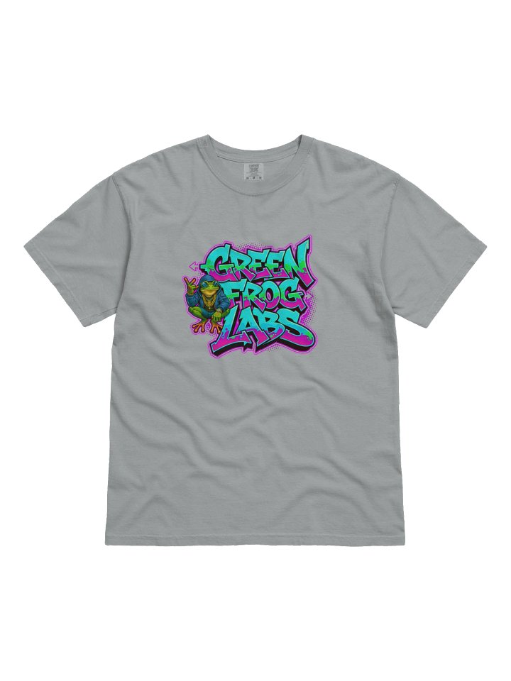 Green Frog Labs Graffiti Logo - Neon Frog Scientist Tee product image (1)