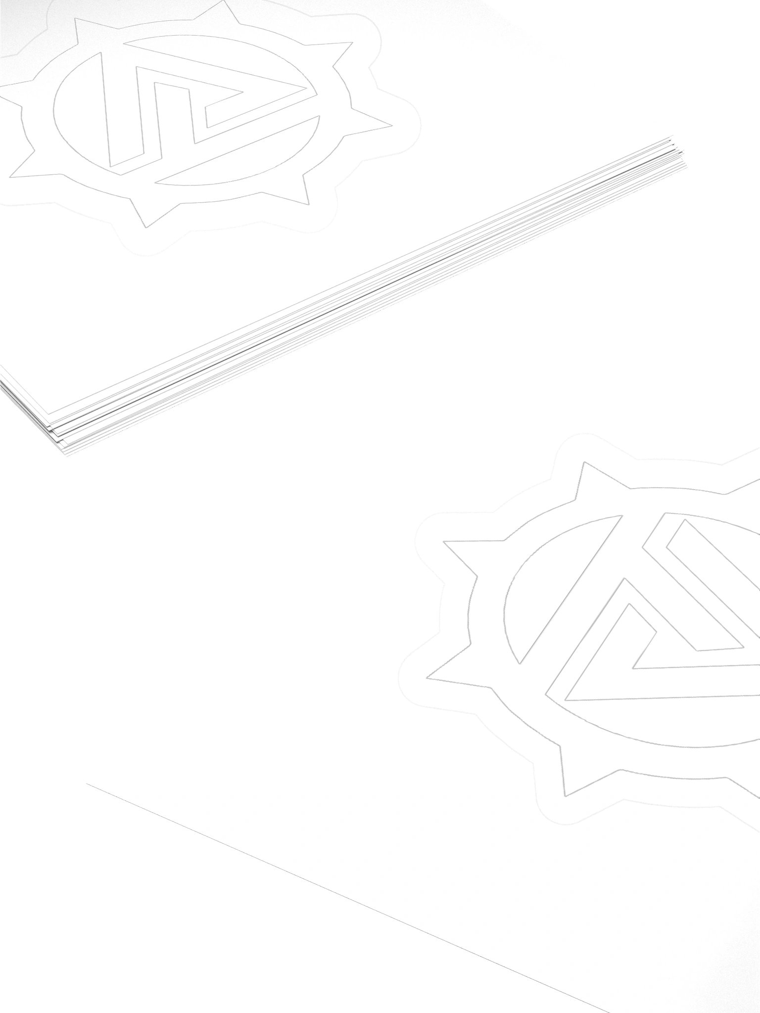 VERSE WHITE STICKER V1 product image (4)