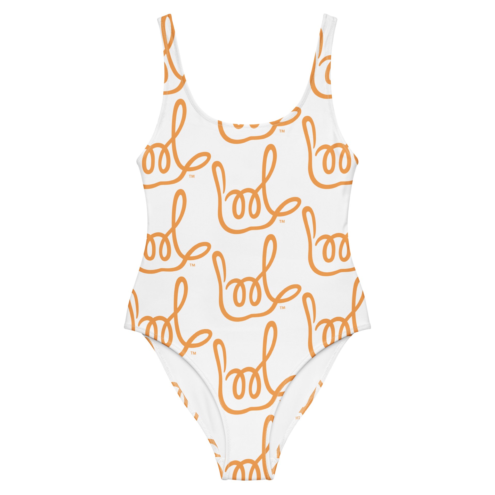 Forever ILY Orange One-Piece Swimsuit product image (2)