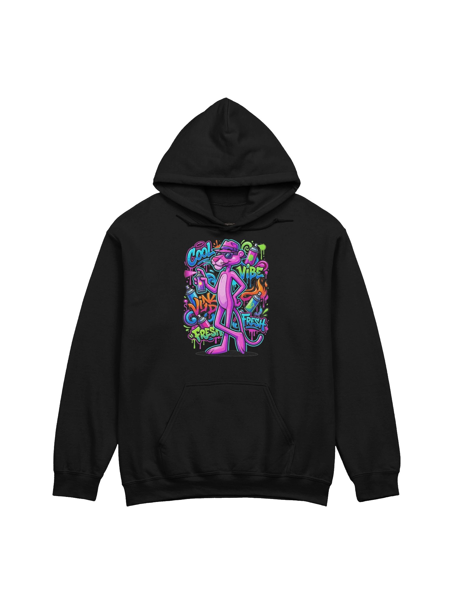 Pink Panter graffiti hoodie product image (1)